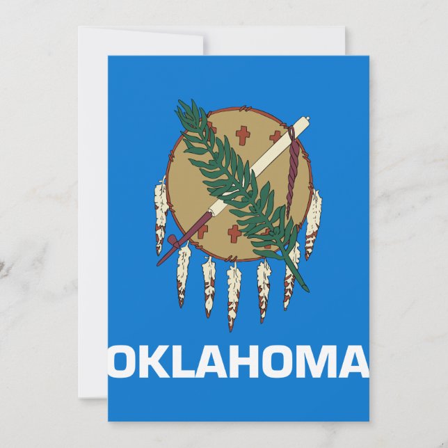 Bandera de Oklahoma (Anverso)