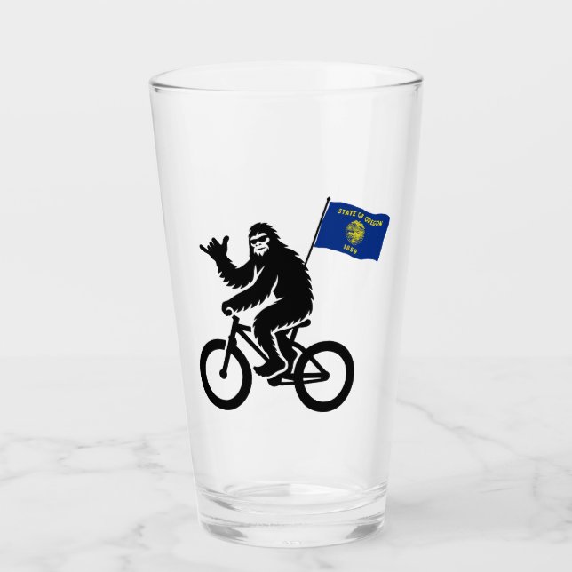 Bandera de Oregón para ciclismo de pie (Anverso)