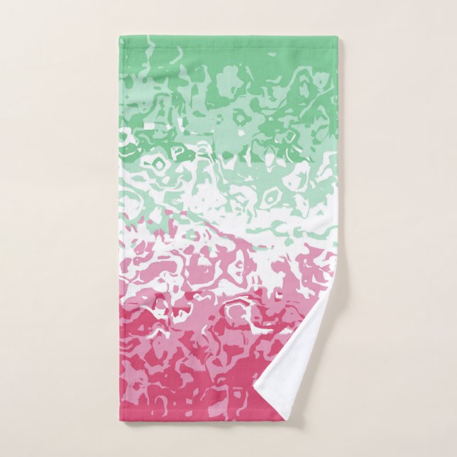 Bandera de Orgullo Abrosexual Abstracta Groovy Psi (Toalla de mano)
