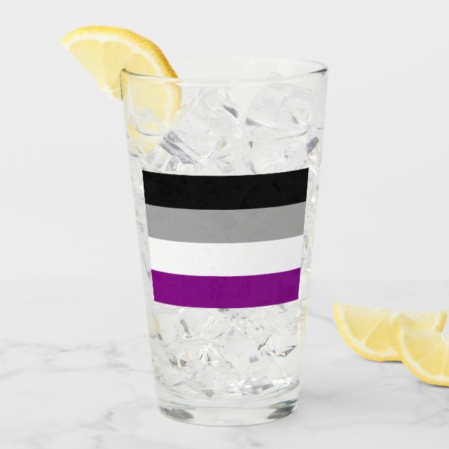 Bandera de Orgullo Asexual (Anverso (hielo))