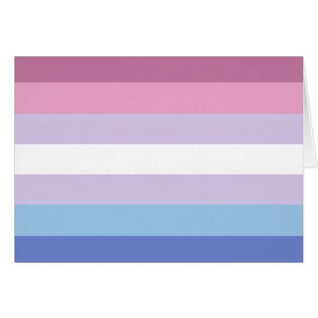 Bandera de Orgullo Bigénero (Anverso (Horizontal))
