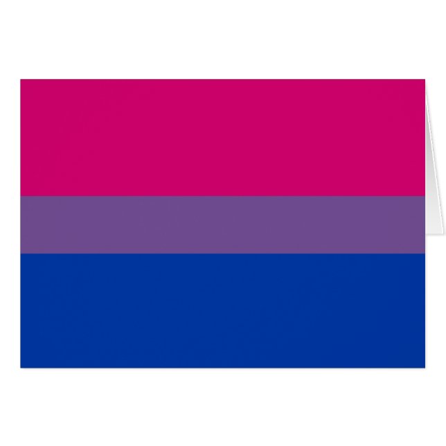 Bandera de orgullo bisexual (Anverso (Horizontal))