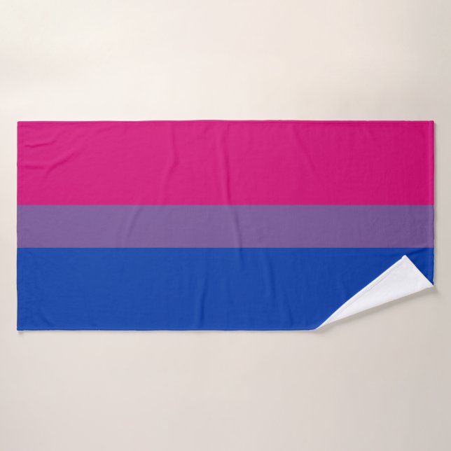 Bandera de orgullo bisexual (Toalla de baño)