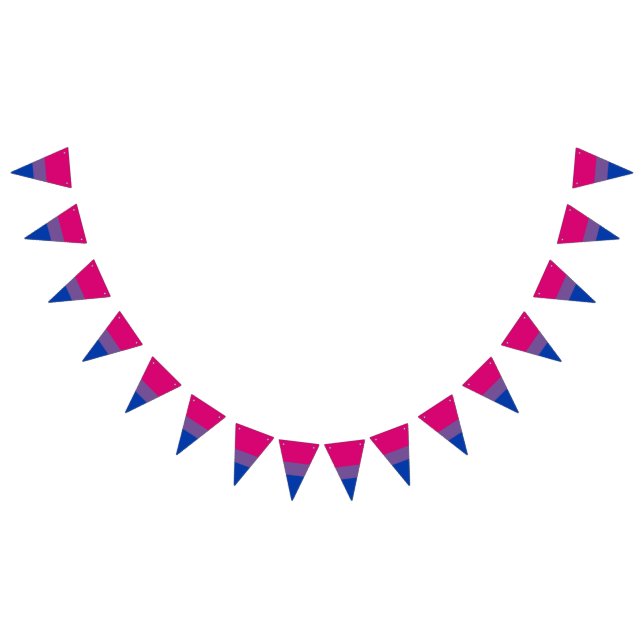 Bandera de orgullo bisexual Bunting Banderas (Todo)