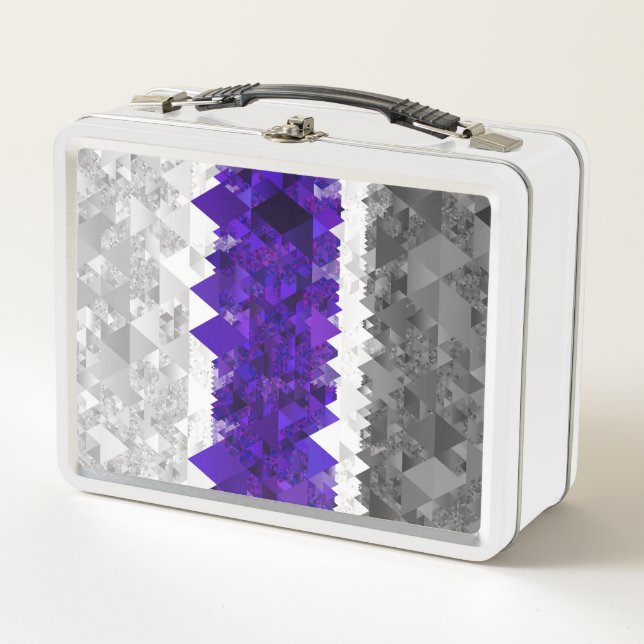Bandera de orgullo Boho Geométrico Mod Retro Greyg (Anverso)