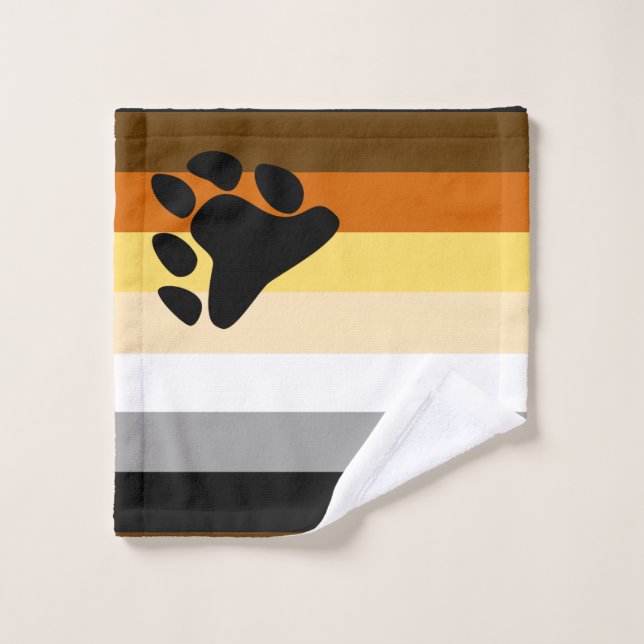 Bandera de Orgullo de Osos (Toallita)