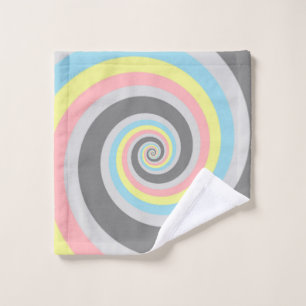 Bandera de orgullo Demiflux espiral abstracto psic