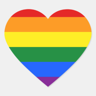 BANDERA DE ORGULLO GAY DE RAINBOW   PEGATINA