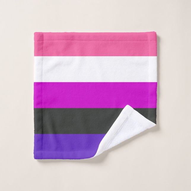 Bandera de orgullo genderfluid (Toallita)