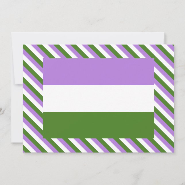Bandera de orgullo Genderqueer (Anverso)