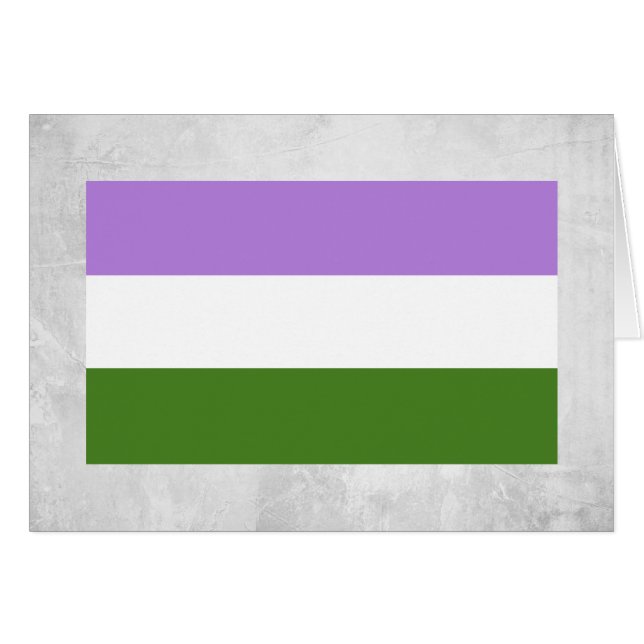 Bandera de orgullo genderqueer (Anverso (Horizontal))