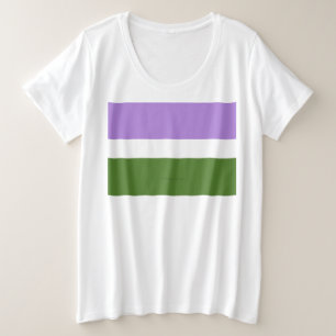 Bandera de orgullo genderqueer de SlipperyJoe lava
