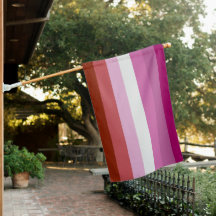 Bandera de orgullo lesbiana con labial y labios