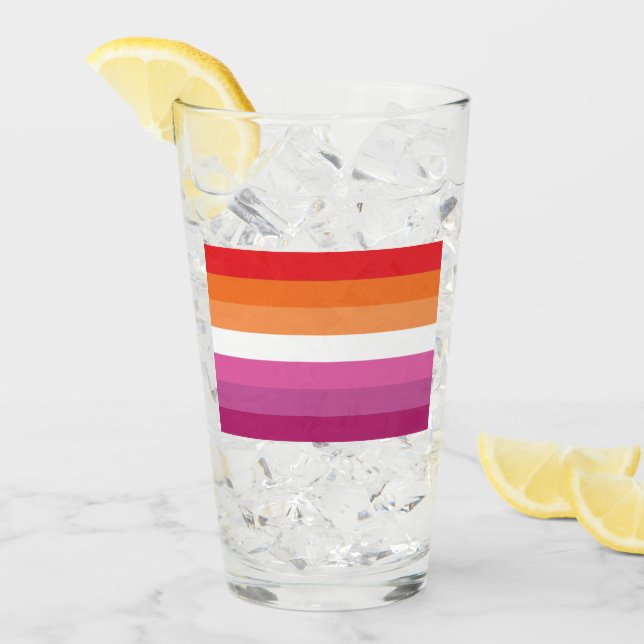 Bandera de Orgullo Lesbiano (Anverso (hielo))