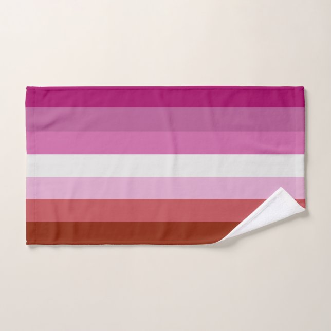 Bandera de Orgullo Lésbico (Origen) (Toalla de mano)