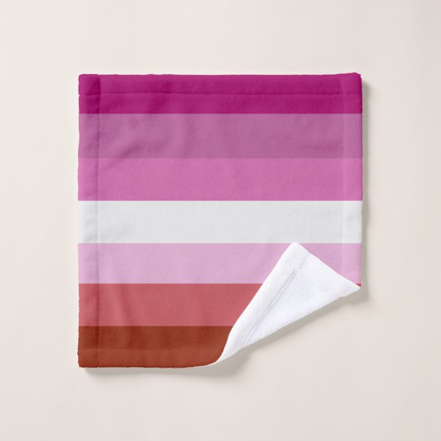 Bandera de Orgullo Lésbico (Origen) (Toallita)