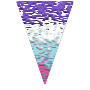 Bandera de orgullo multissexual funky trippy ondul