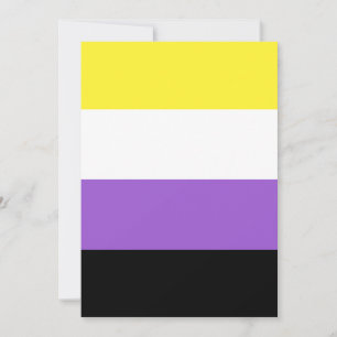 Bandera de Orgullo no binaria