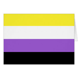 Bandera de Orgullo no binaria