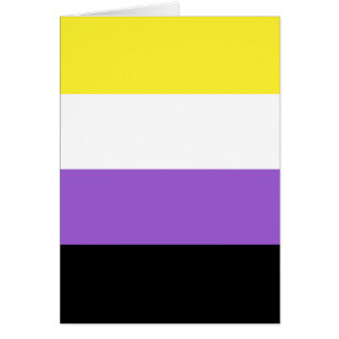 Bandera de Orgullo no binaria