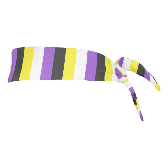 Bandera de orgullo no binario de SlipperyJoe's ama (Girar 90)