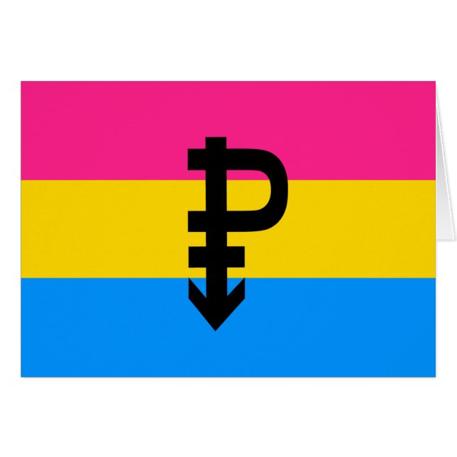 Bandera de Orgullo Pansexual (Anverso (Horizontal))