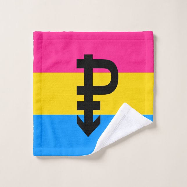 Bandera de Orgullo Pansexual (Toallita)