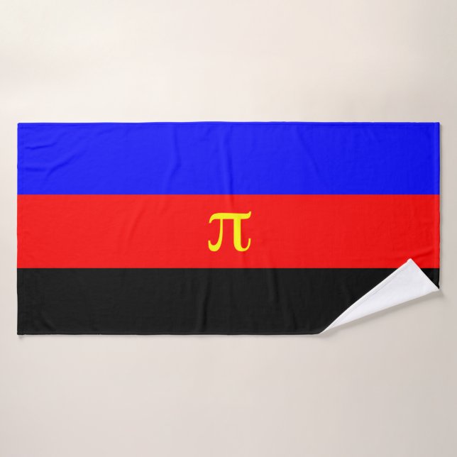 Bandera de Orgullo Poliamoroso (Toalla de baño)