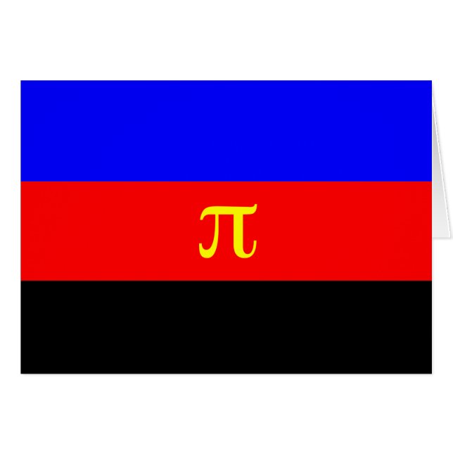 Bandera de Orgullo Poliamoroso (Anverso (Horizontal))