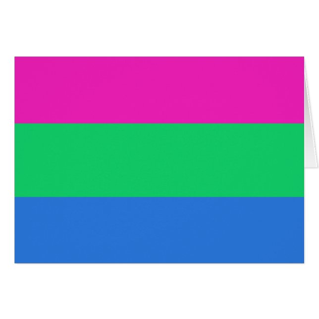 Bandera de orgullo polissexual (Anverso (Horizontal))