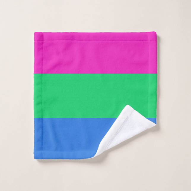 Bandera de orgullo polissexual (Toallita)