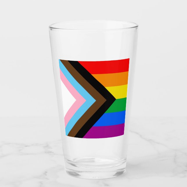 Bandera de Orgullo Progresista LGBTQ+ (Anverso)