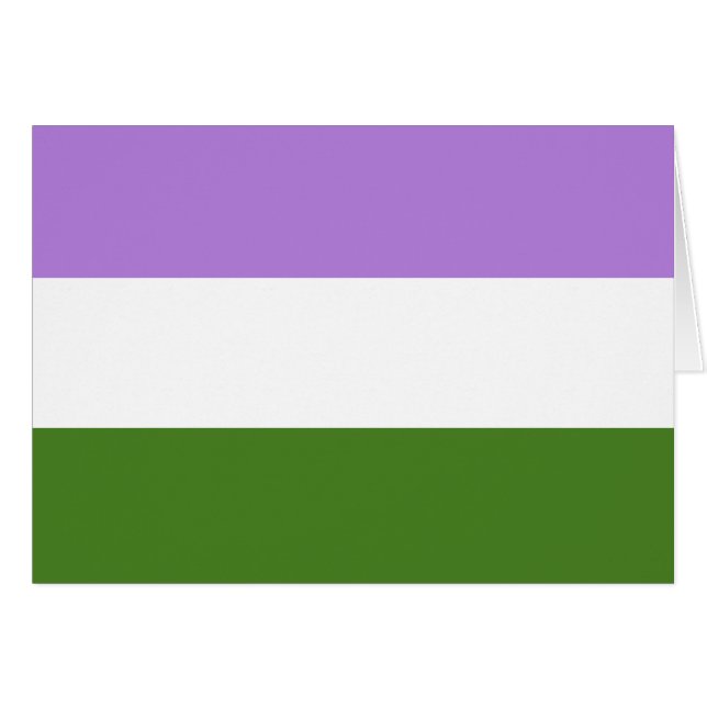 Bandera de Orgullo Queer (Anverso (Horizontal))