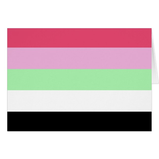 Bandera de Orgullo Recipromántico (Anverso (Horizontal))