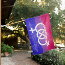 Bandera de Orgullo y Símbolo Bisexual -