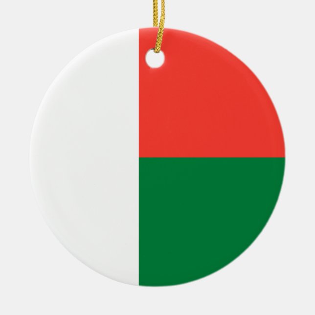 Bandera de Ornamento de Madagascar (Frente)
