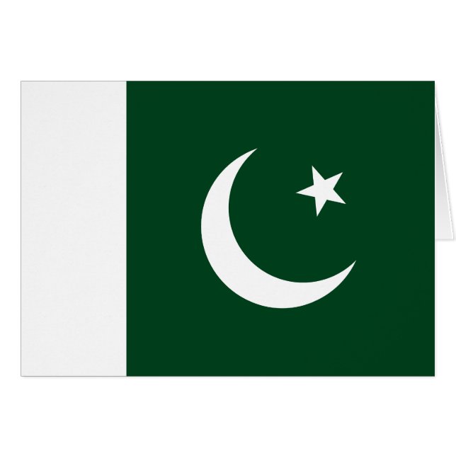 Bandera de Pakistán (Anverso (Horizontal))