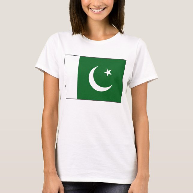 Bandera de Pakistán x Mapa camiseta (Anverso)