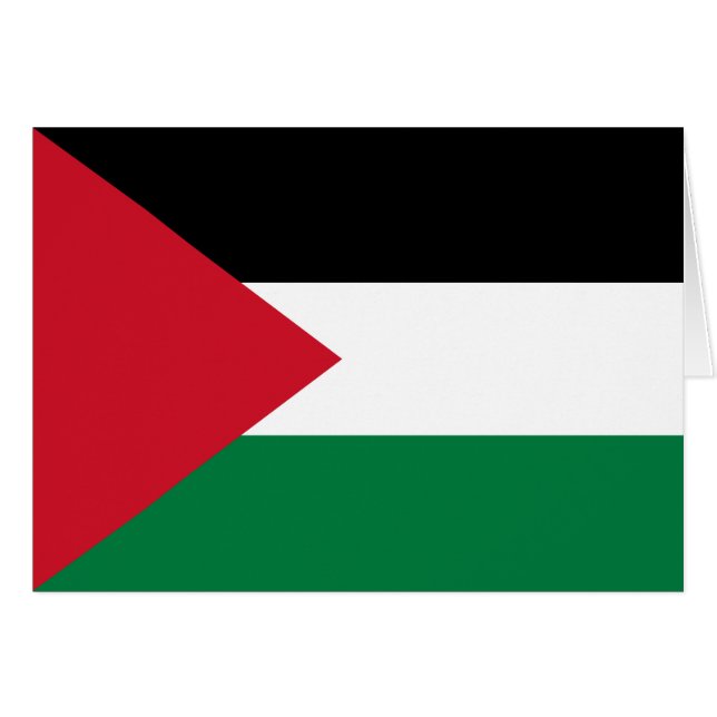 Bandera de Palestina (Anverso (Horizontal))