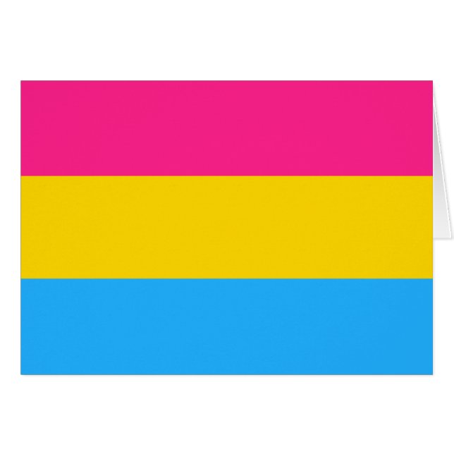 Bandera de Pansexualidad (Anverso (Horizontal))