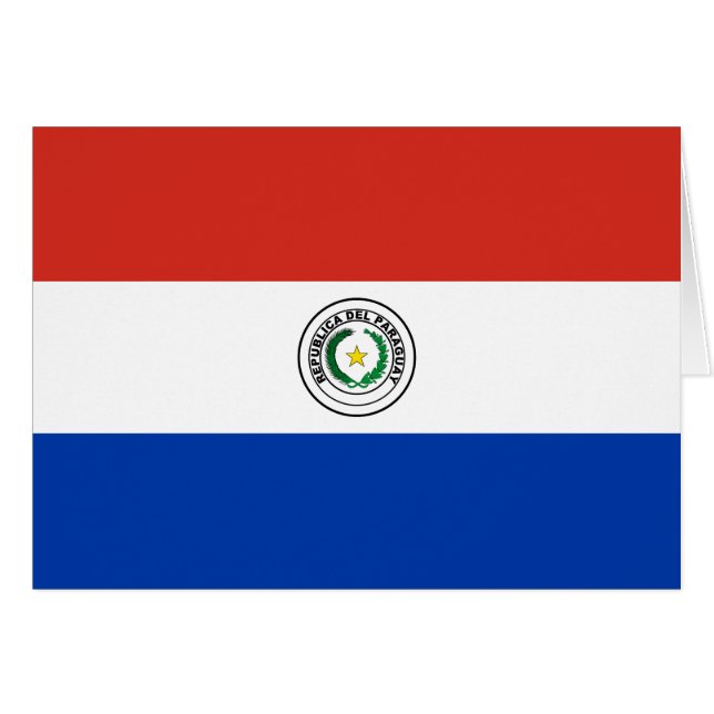 Bandera de Paraguay (Anverso (Horizontal))