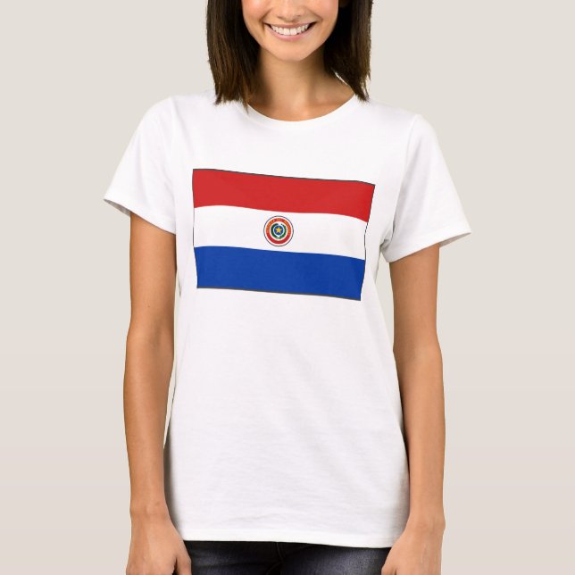 Bandera de Paraguay x Mapa camiseta (Anverso)