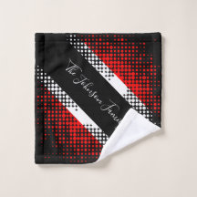 Bandera de patrón de puntos de Trinidad y Tobago |