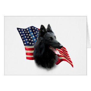 Bandera de perro de oveja belga