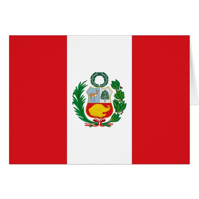 Bandera de Perú (Anverso (Horizontal))