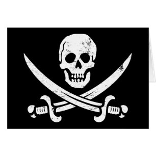 Bandera de pirata de Juan Rackham (calicó Jack)