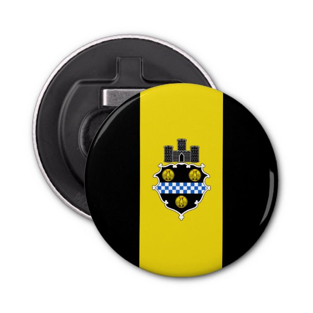 Bandera de Pittsburgh, abridor de botellas de Penn (Anverso)