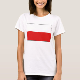 Bandera de Polonia x Mapa camiseta