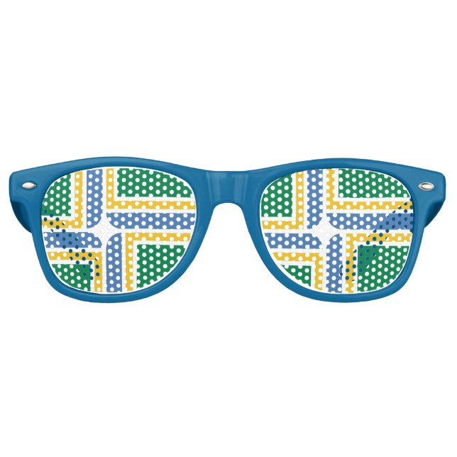 Bandera de Portland, gafas de sol Oregon Retro (Anverso)
