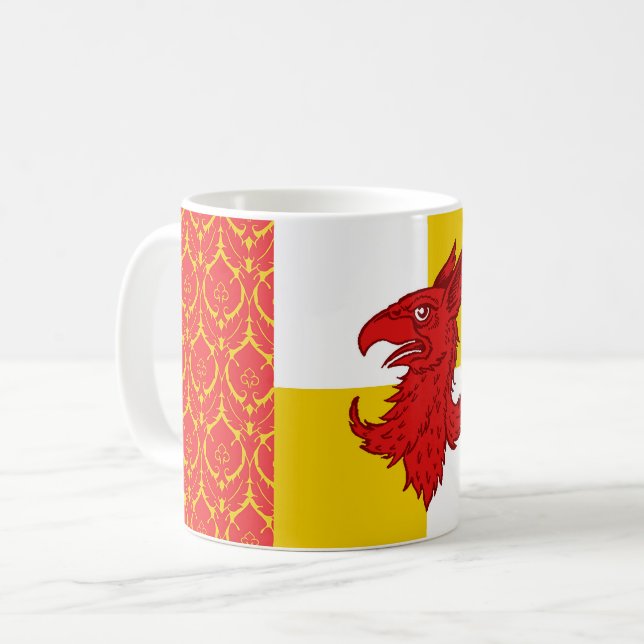 Bandera de pueblo avacal taza de café (Anverso izquierdo)